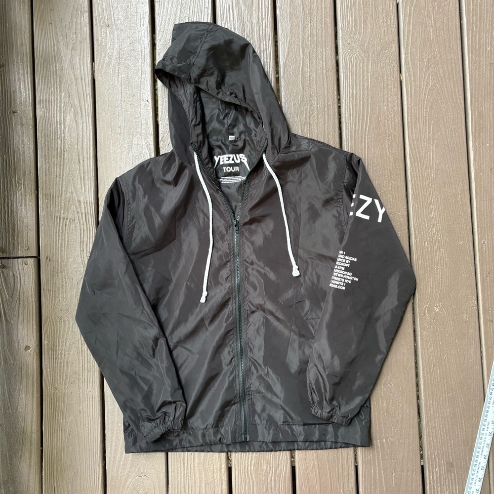 Kanye West Ye Yeezus Tour Jacket Yeezy Season 1 Windbreaker Black Men’s M Medium